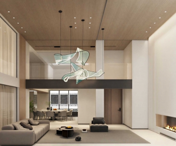 Modern A Living Room-ID:705418117