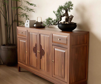 New Chinese Style Entrance Cabinet-ID:312570105