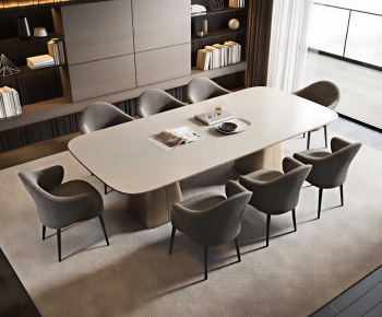 Modern Dining Table And Chairs-ID:633301977
