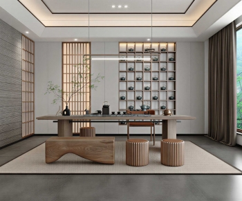 New Chinese Style Tea House-ID:617854122