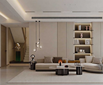 Modern A Living Room-ID:483992105