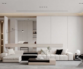 Modern A Living Room-ID:689455993