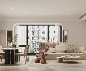 Modern A Living Room-ID:647821909