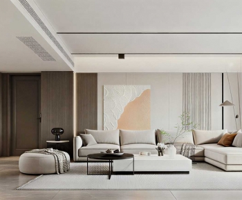 Modern A Living Room-ID:743114957