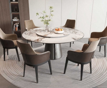 Modern Dining Table And Chairs-ID:145256042