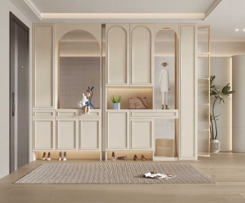 French Style Shoe Cabinet-ID:418302068