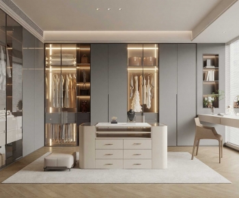 Modern Clothes Storage Area-ID:743935114