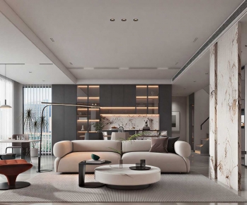 Modern A Living Room-ID:339849033