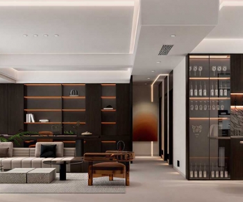 Modern A Living Room-ID:912398102