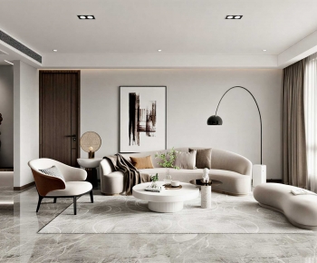 Modern A Living Room-ID:602674968