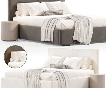 Modern Double Bed-ID:141474016