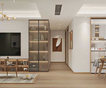 Modern A Living Room-ID:592123997