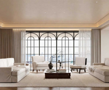 French Style A Living Room-ID:581294062