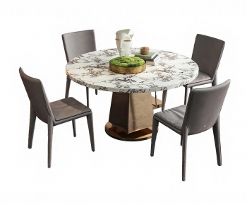 Modern Dining Table And Chairs-ID:398061048