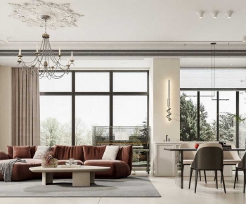 Modern A Living Room-ID:493324047