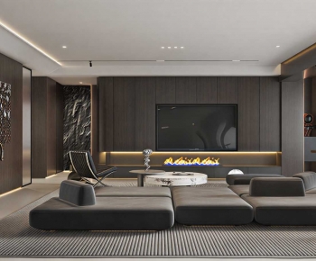 Modern A Living Room-ID:214570052