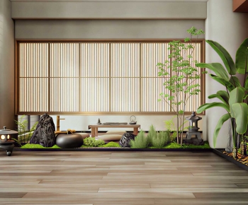 Japanese Style Plant Landscaping-ID:483977081