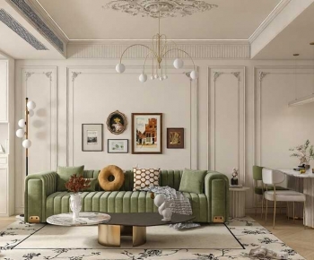 French Style A Living Room-ID:786053909