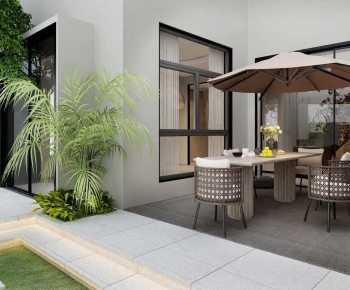 Modern Courtyard/landscape-ID:833410987