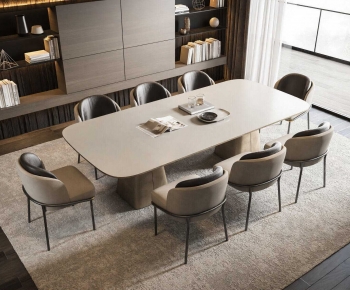 Modern Dining Table And Chairs-ID:121998073