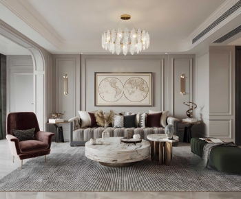 Modern A Living Room-ID:876961951