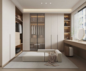 Modern Clothes Storage Area-ID:453941119