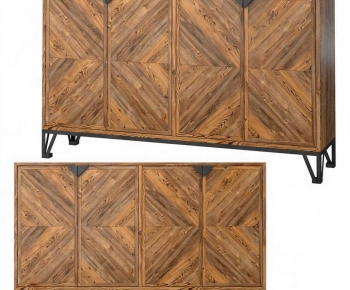 Wabi-sabi Style Side Cabinet-ID:551929513