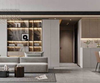 Modern A Living Room-ID:225862981