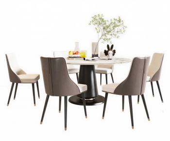 Modern Dining Table And Chairs-ID:856009014