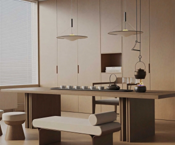 New Chinese Style Tea Tables And Chairs-ID:695955048