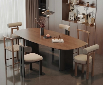 Modern Dining Table And Chairs-ID:608838083