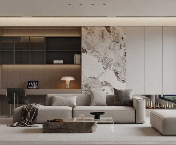Modern A Living Room-ID:454175958