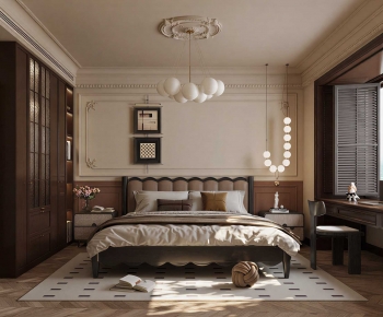French Style Bedroom-ID:985415945