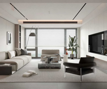 Modern A Living Room-ID:994383105