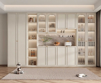 French Style Wine Cabinet-ID:415061005