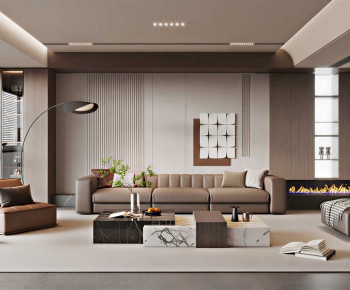 Modern A Living Room-ID:785306935