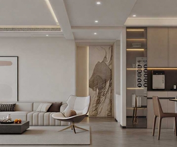 Modern A Living Room-ID:591929911