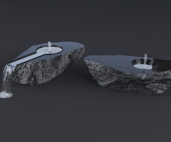 Modern Rockery Waterscape-ID:105209428