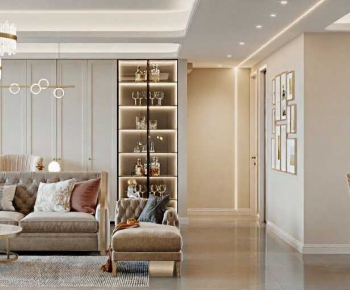 Modern A Living Room-ID:539124971