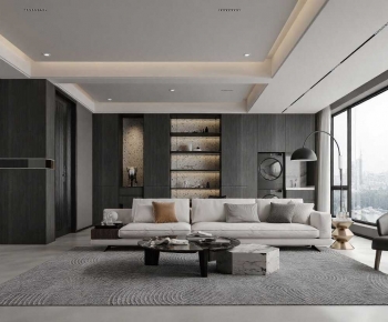 Modern A Living Room-ID:750040054