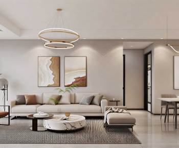 Modern A Living Room-ID:709076884