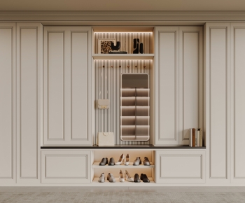 American Style Shoe Cabinet-ID:683697945
