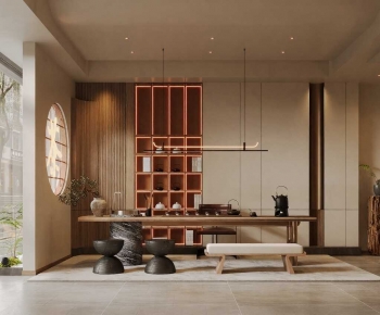 New Chinese Style Tea House-ID:952519894