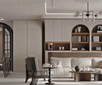 French Style A Living Room-ID:138484955