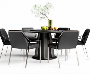 Modern Dining Table And Chairs-ID:736725091