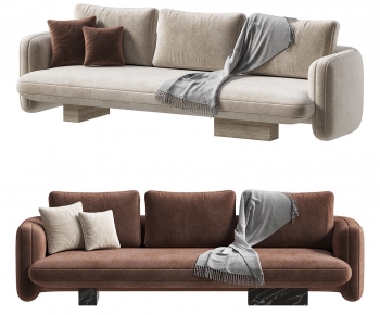 Modern Three-seat Sofa-ID:518737086