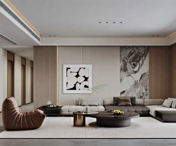 Modern A Living Room-ID:906990057