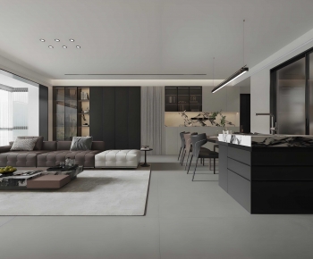 Modern A Living Room-ID:291203982