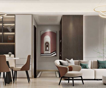 Modern A Living Room-ID:119082938