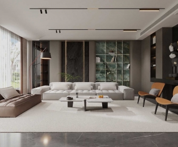 Modern A Living Room-ID:290489295